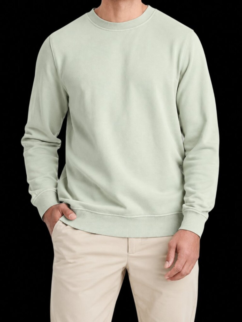 Goodfellow & Co Men’s Sage Green Crewneck Pullover Sweater, XL